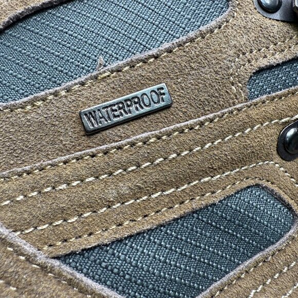 Coleman Mens 10.5M Tan/Gray Leather Waterproof Hiking Boots Outdoor Footwear main image 8